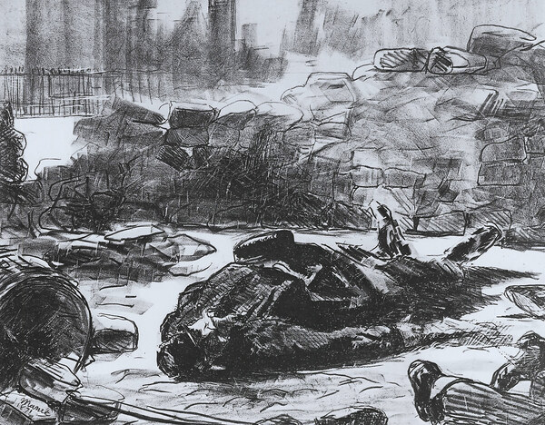 Civil war by Manet